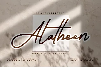 Alatheen font