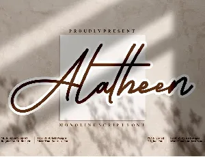 Alatheen font