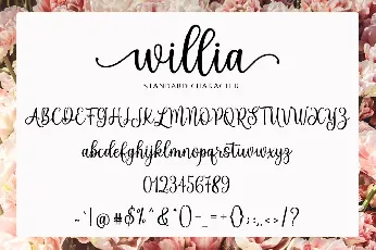 Willia font