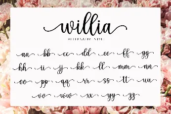 Willia font