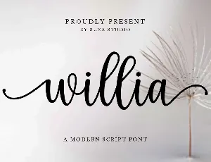 Willia font