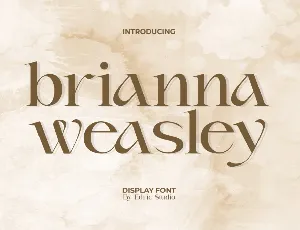 Brianna Weasley Demo font