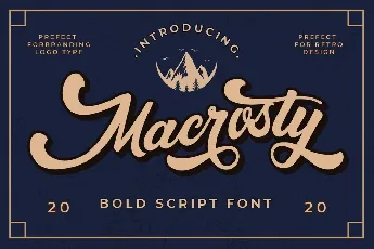 Macrosty font