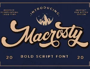 Macrosty font