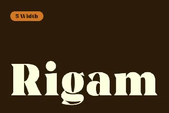 Rigam Family font