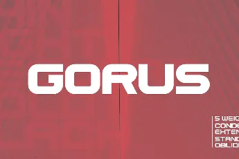 Gorus font