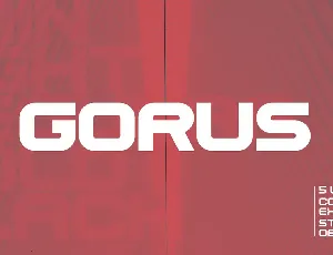 Gorus font