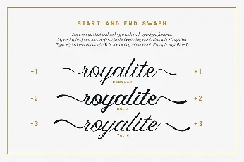 Royalite Script font