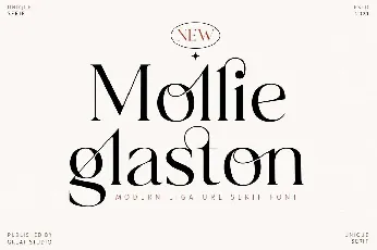 Mollie Glaston font