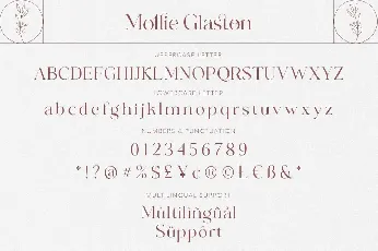 Mollie Glaston font