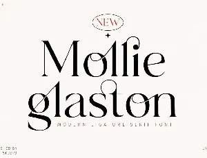 Mollie Glaston font