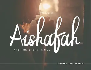 Aishafah5 font