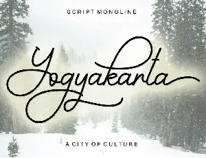 Yogyakarta - Personal Use font