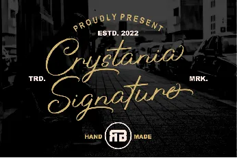 Crystania font