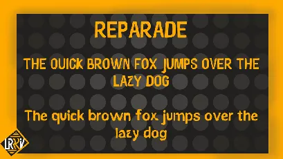 Reparade font