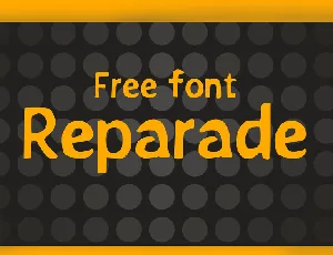 Reparade font