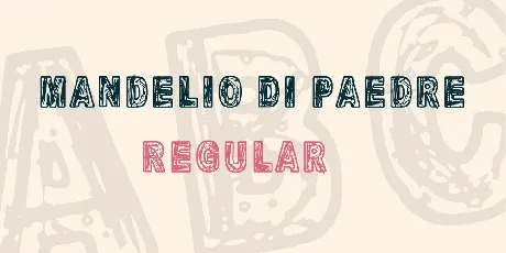 Mandelio Di Paedre font