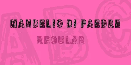 Mandelio Di Paedre font