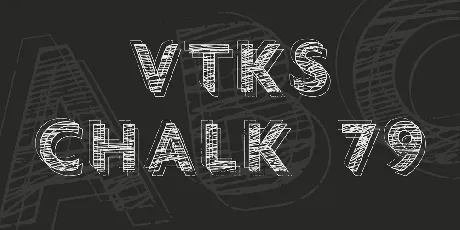 vtks chalk 79 font