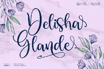 Delisha Glande font