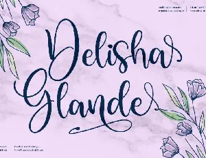 Delisha Glande font