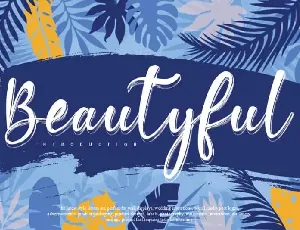 Beautyful Script font