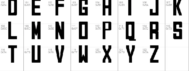 Version 1 font