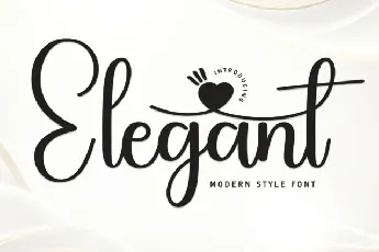 Elegant Script Typeface font