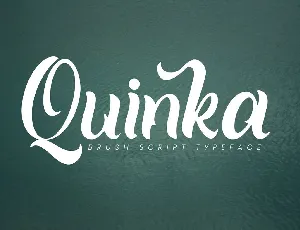 Quinka font