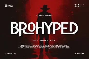 Brohyped font