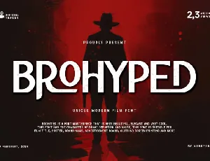 Brohyped font