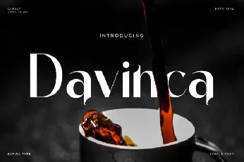 Davinca font