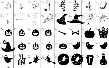 Halloween Dreams Doodles font