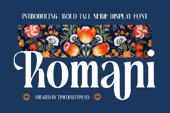 Romani font