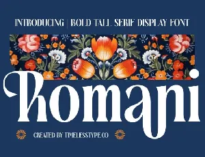 Romani font