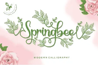 Springbee - Personal Use font