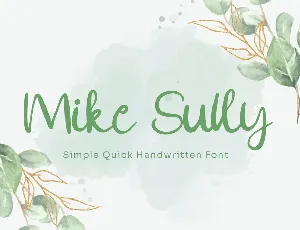 Mike Sully font