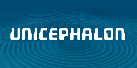 Unicephalon font