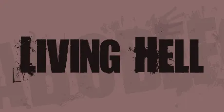 Living Hell font