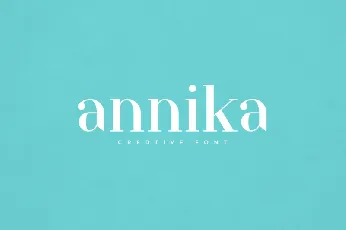 Annika font