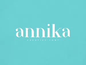 Annika font