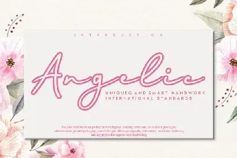 Angelic Script font