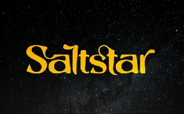 Saltstar Display font