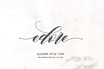 Edore Script font