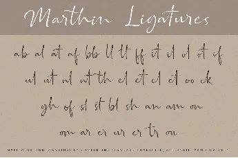 Marthin font