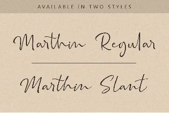 Marthin font