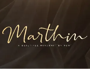 Marthin font