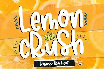 Lemon Crush font