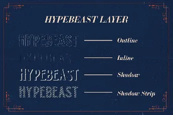 Hypebeast font