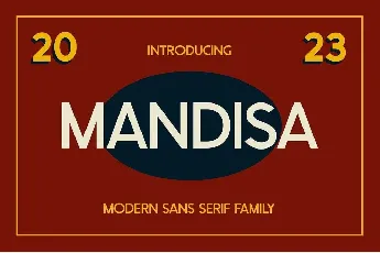 Mandisa font